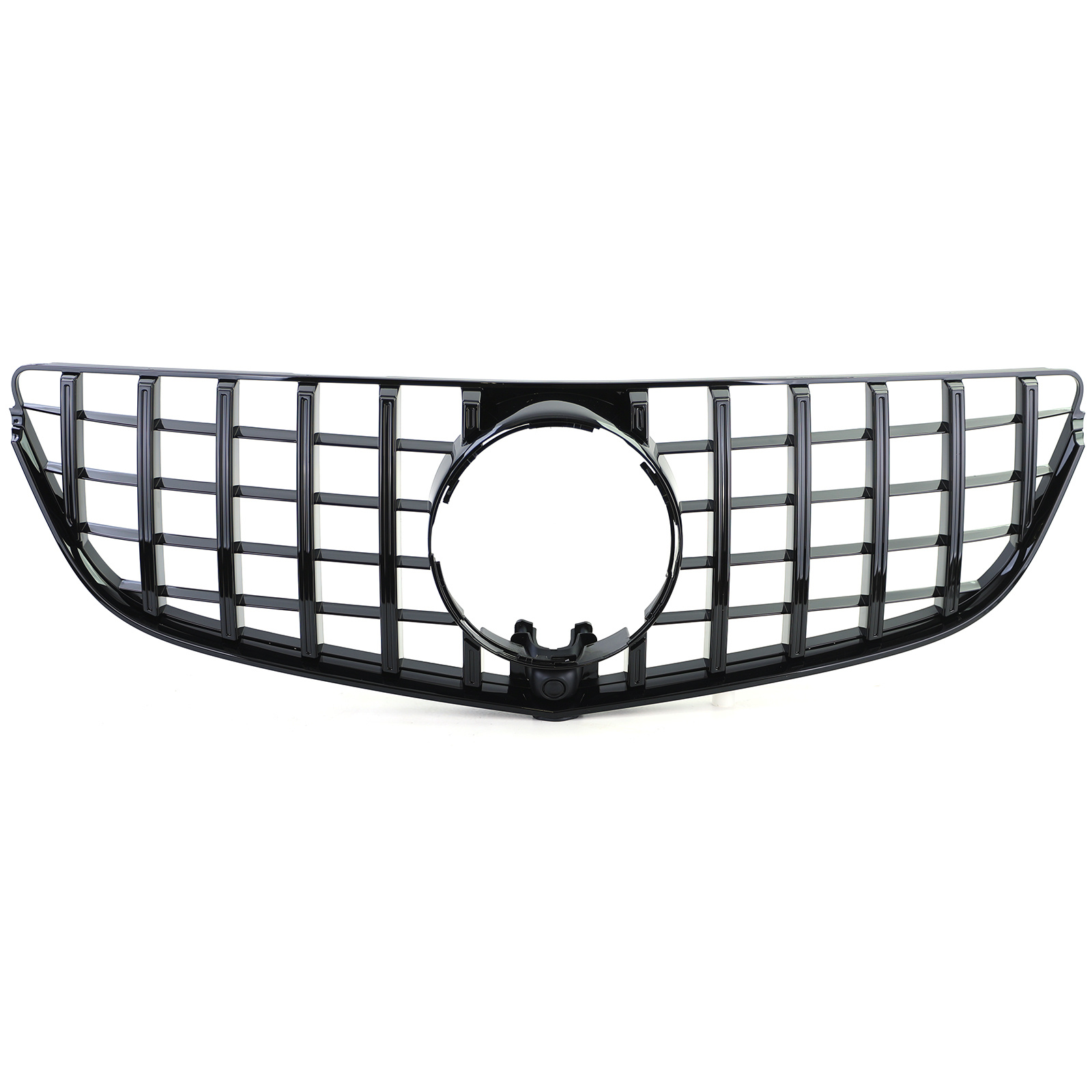 Autogrille geschikt voor Mercedes E Cabrio A207 Coupe C207 13-17 - sport optiek - zwarte glans