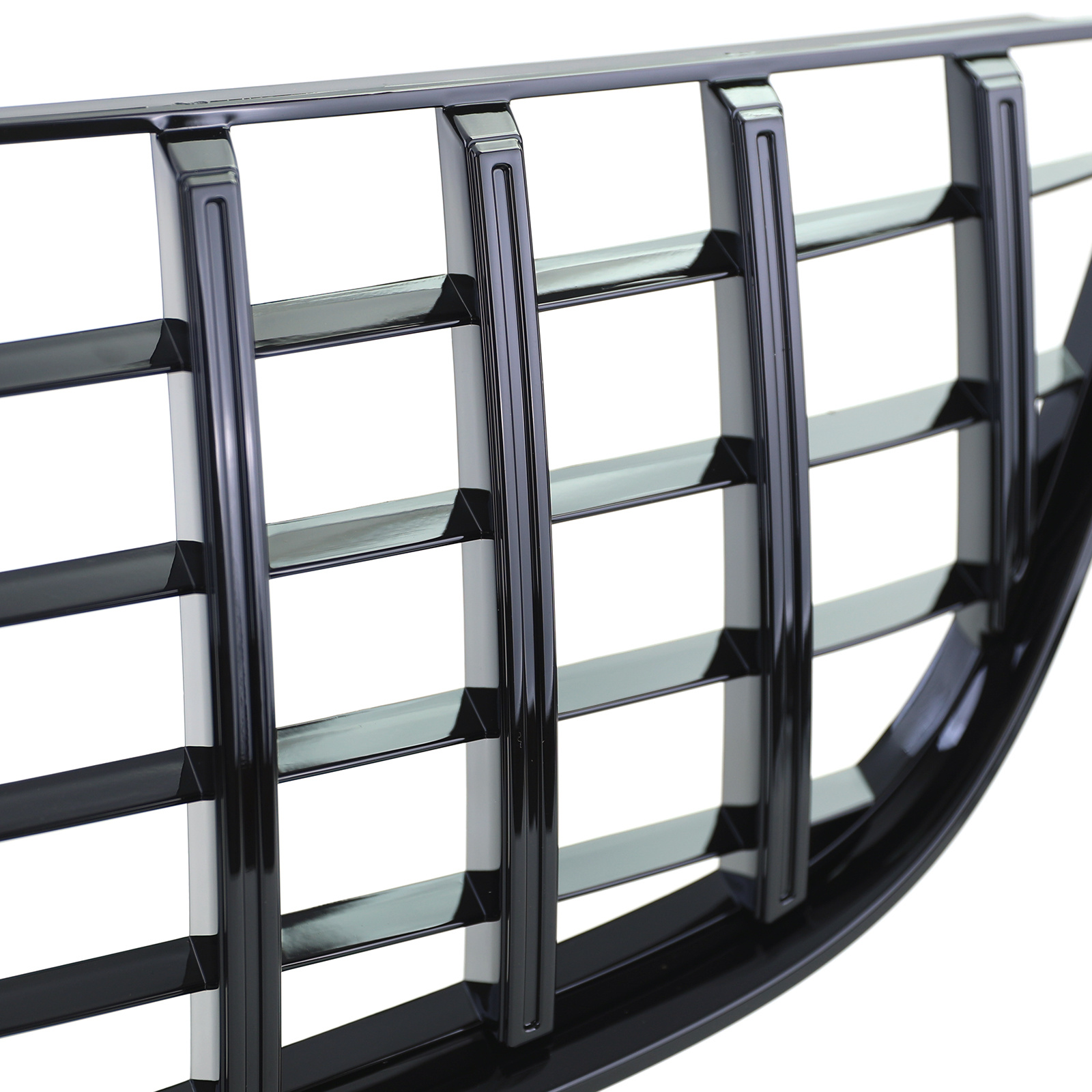 Autogrille geschikt voor Mercedes E Cabrio A207 Coupe C207 13-17 - sport optiek - zwarte glans