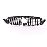 Autogrille geschikt voor Mercedes E-klasse W213 S213 16-20 - Sportief - Glanzend zwart