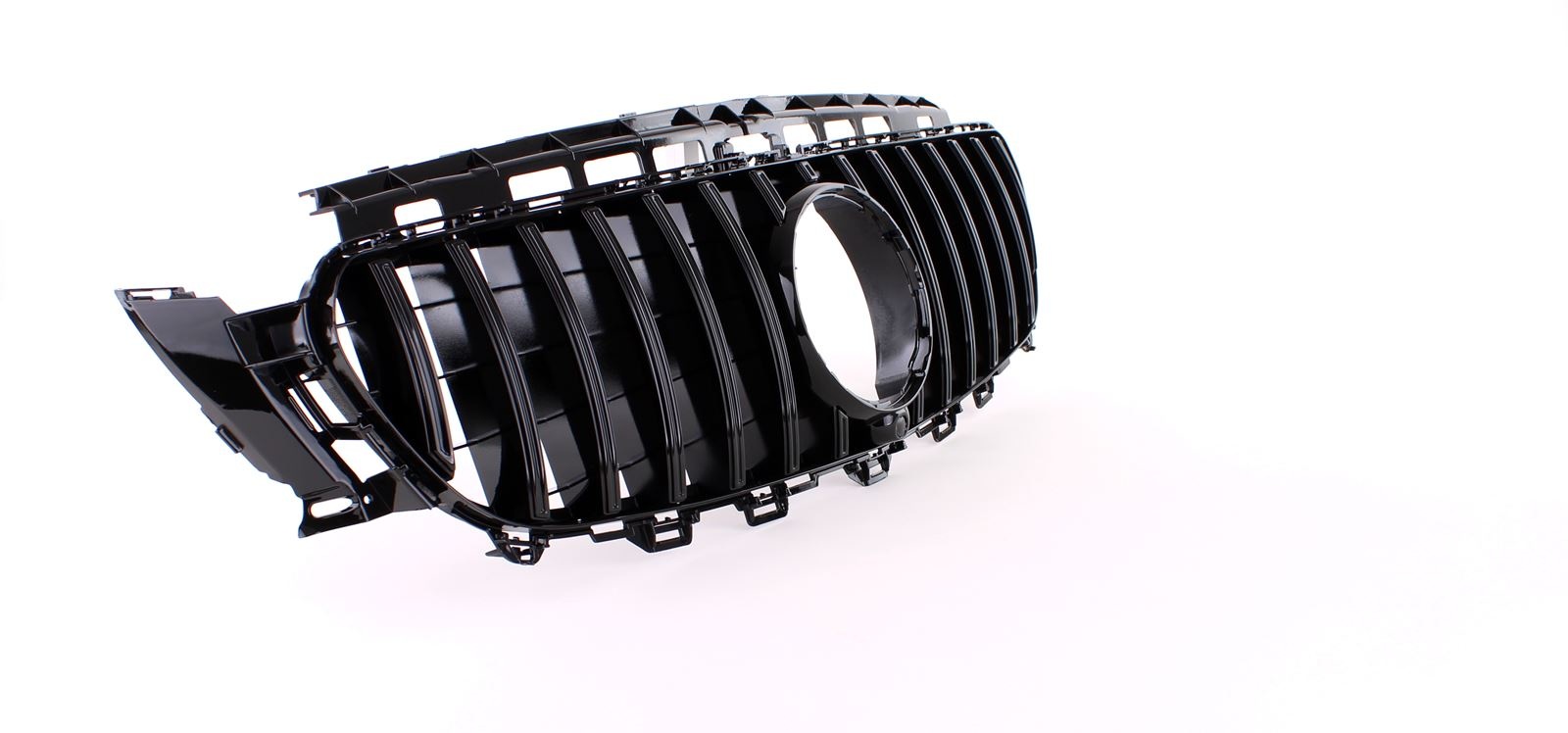Autogrille geschikt voor Mercedes E-klasse W213 S213 16-20 - Sportief - Glanzend zwart