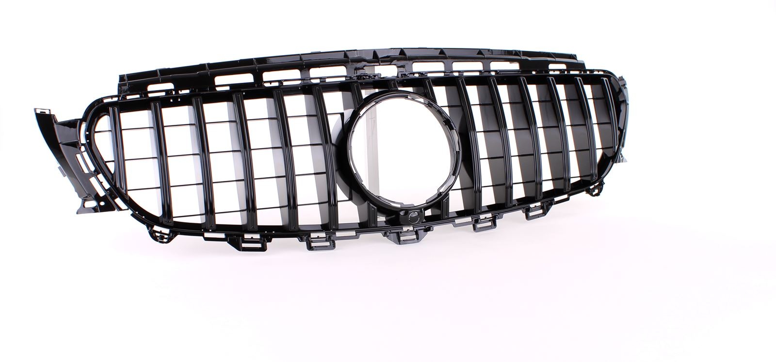 Autogrille geschikt voor Mercedes E-klasse W213 S213 16-20 - Sportief - Glanzend zwart
