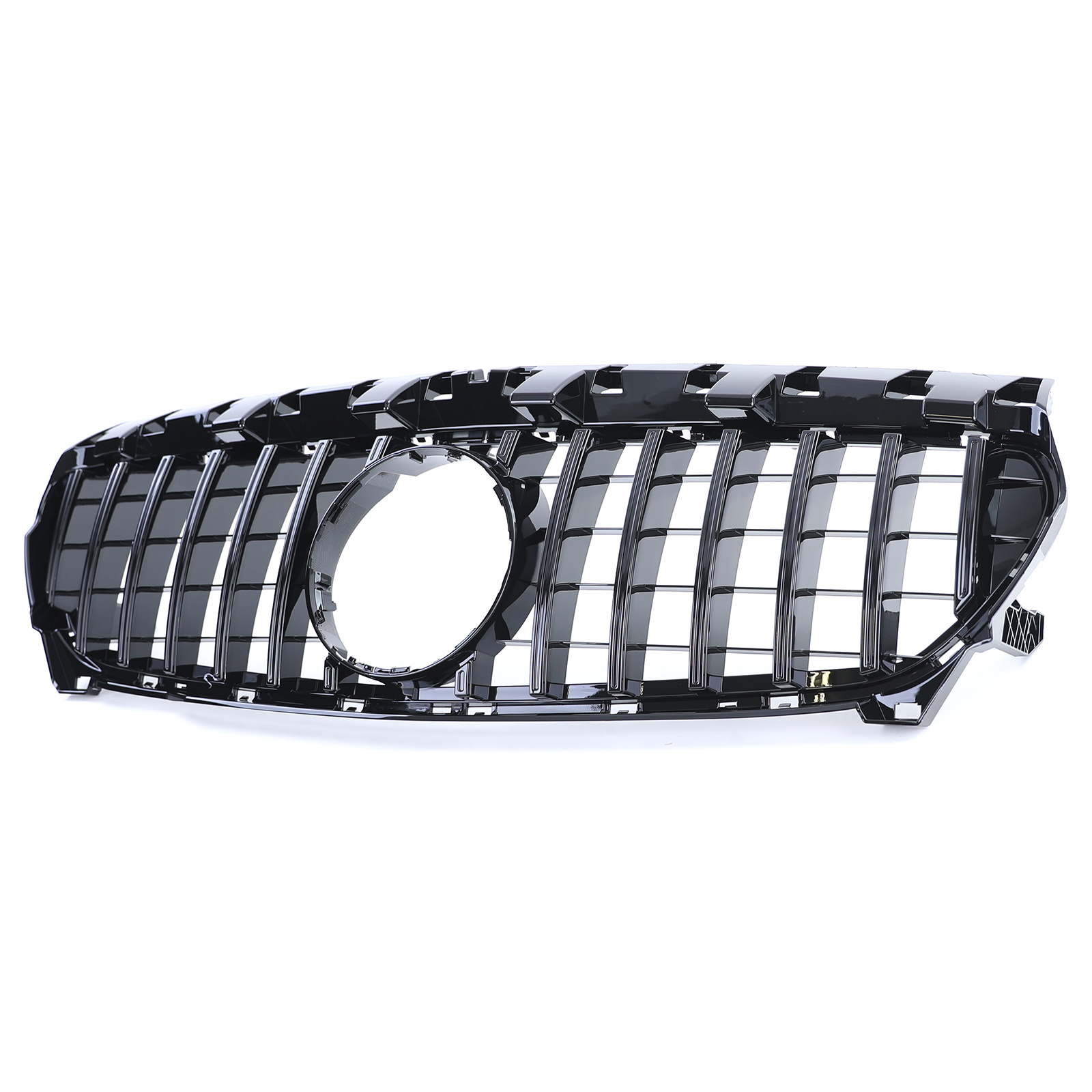 Autogrille - geschikt voor Mercedes CLA C117 Pre Facelift - Sport optiek - Glanzend zwart