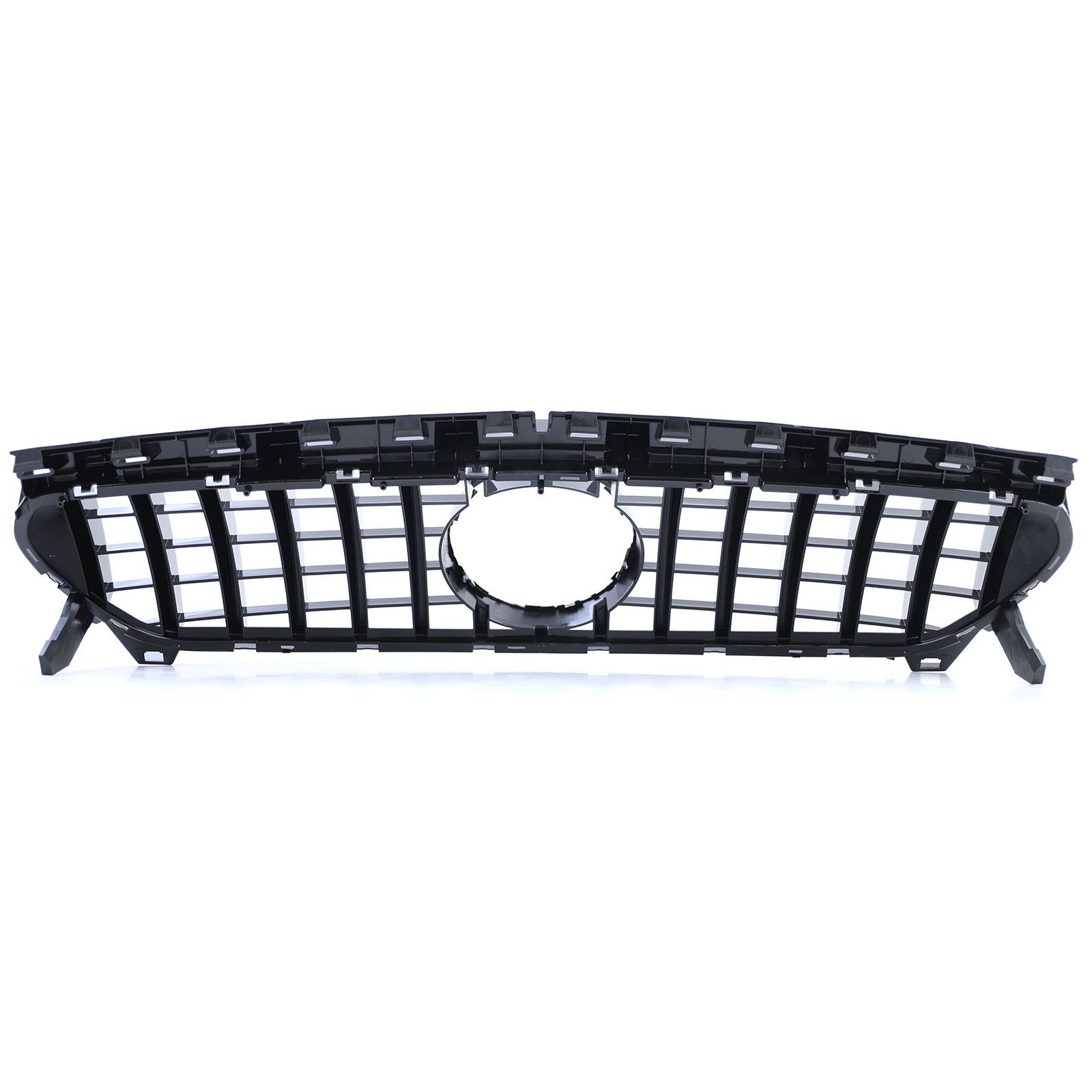Autogrille - geschikt voor Mercedes CLA C117 Pre Facelift - Sport optiek - Glanzend zwart