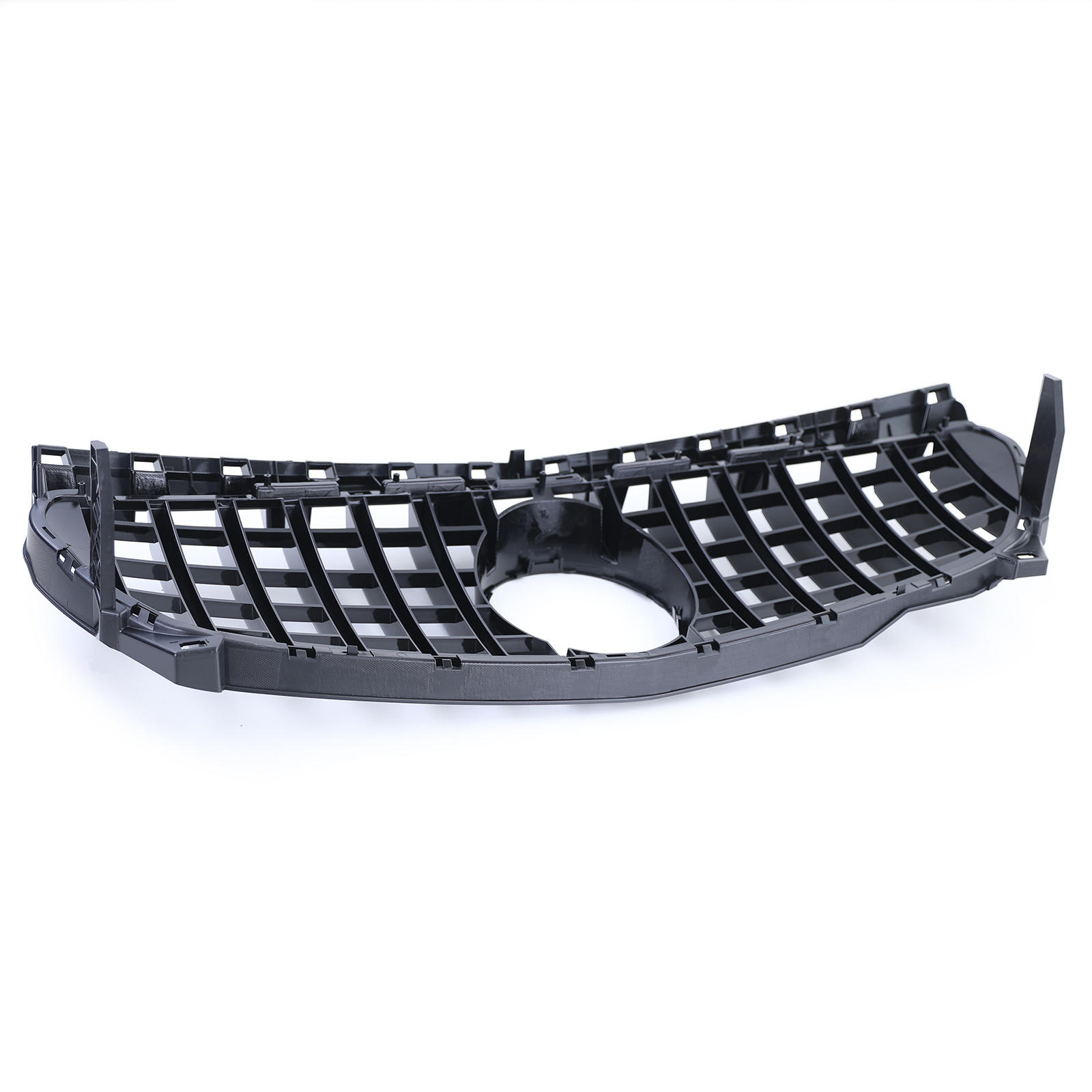 Autogrille - Mercedes CLA C117 Pre Facelift - Sport optiek - Glanzend zwart