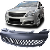 Honingraat grill - Opel Zafira B 05-08 - Zwart - Sportrooster zonder embleem