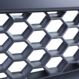 Honingraat grill - Opel Zafira B 05-08 - Zwart - Sportrooster zonder embleem