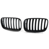 Autogrille - geschikt voor BMW X5 E70 X6 E71 06-13 - Sportieve look - Mat zwart