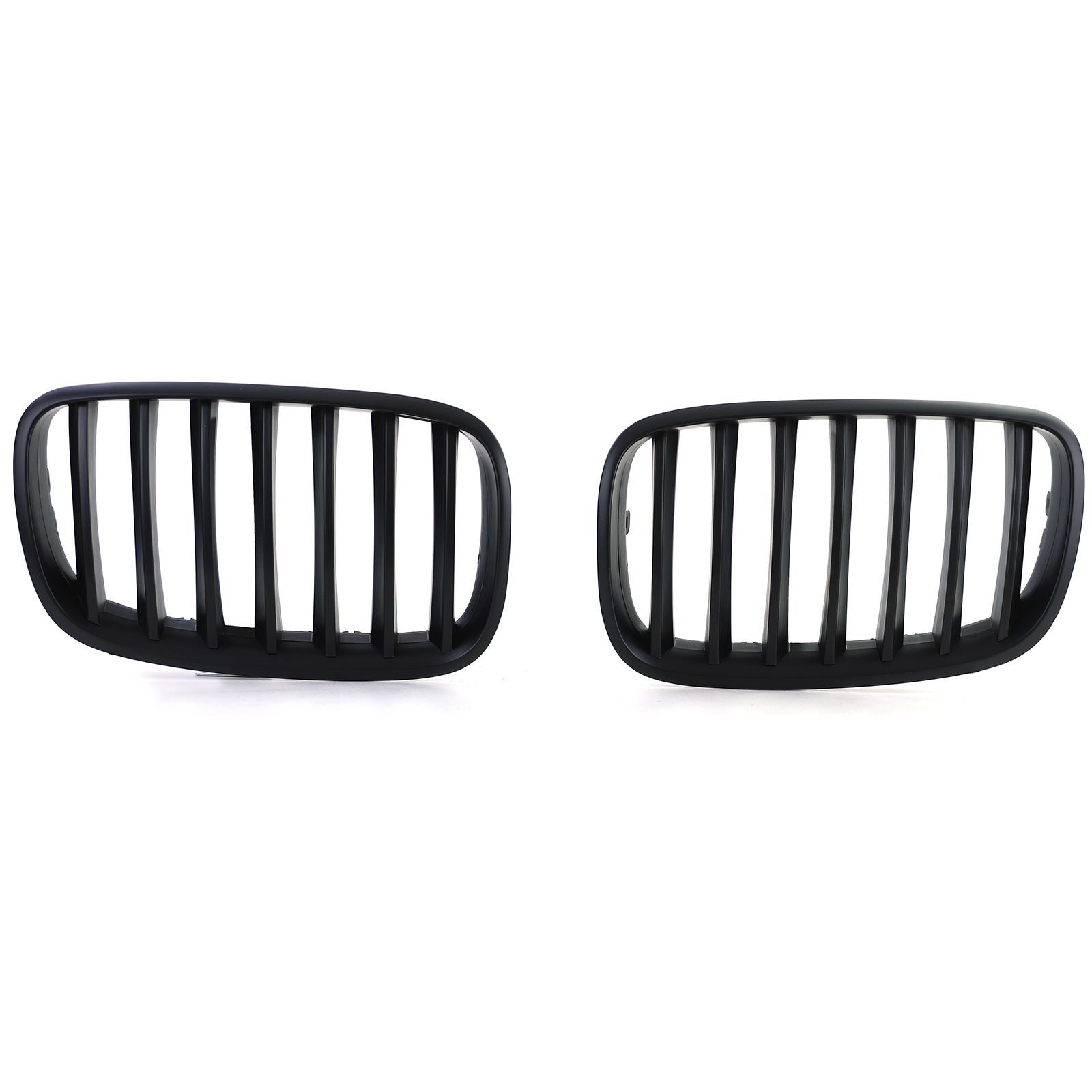 Autogrille - geschikt voor BMW X5 E70 X6 E71 06-13 - Sportieve look - Mat zwart