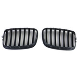 Autogrille - BMW X5 E70 X6 E71 06-13 - Sportieve look - Mat zwart