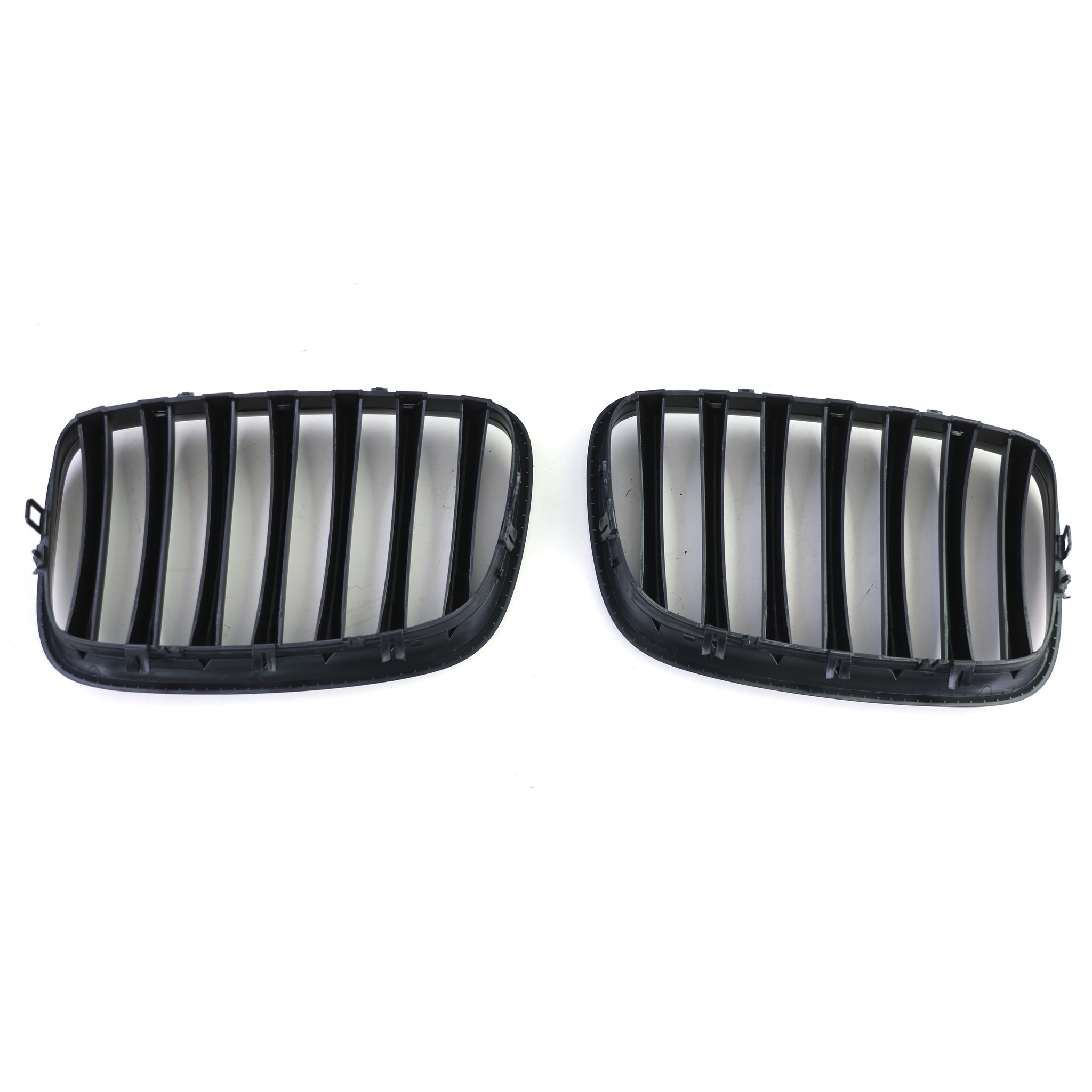 Autogrille - geschikt voor BMW X5 E70 X6 E71 06-13 - Sportieve look - Mat zwart