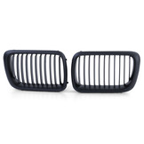 Autogrille geschikt voor BMW 3 Serie E36 Coupe Cabrio - Sport rooster - Performance ZWART MAT