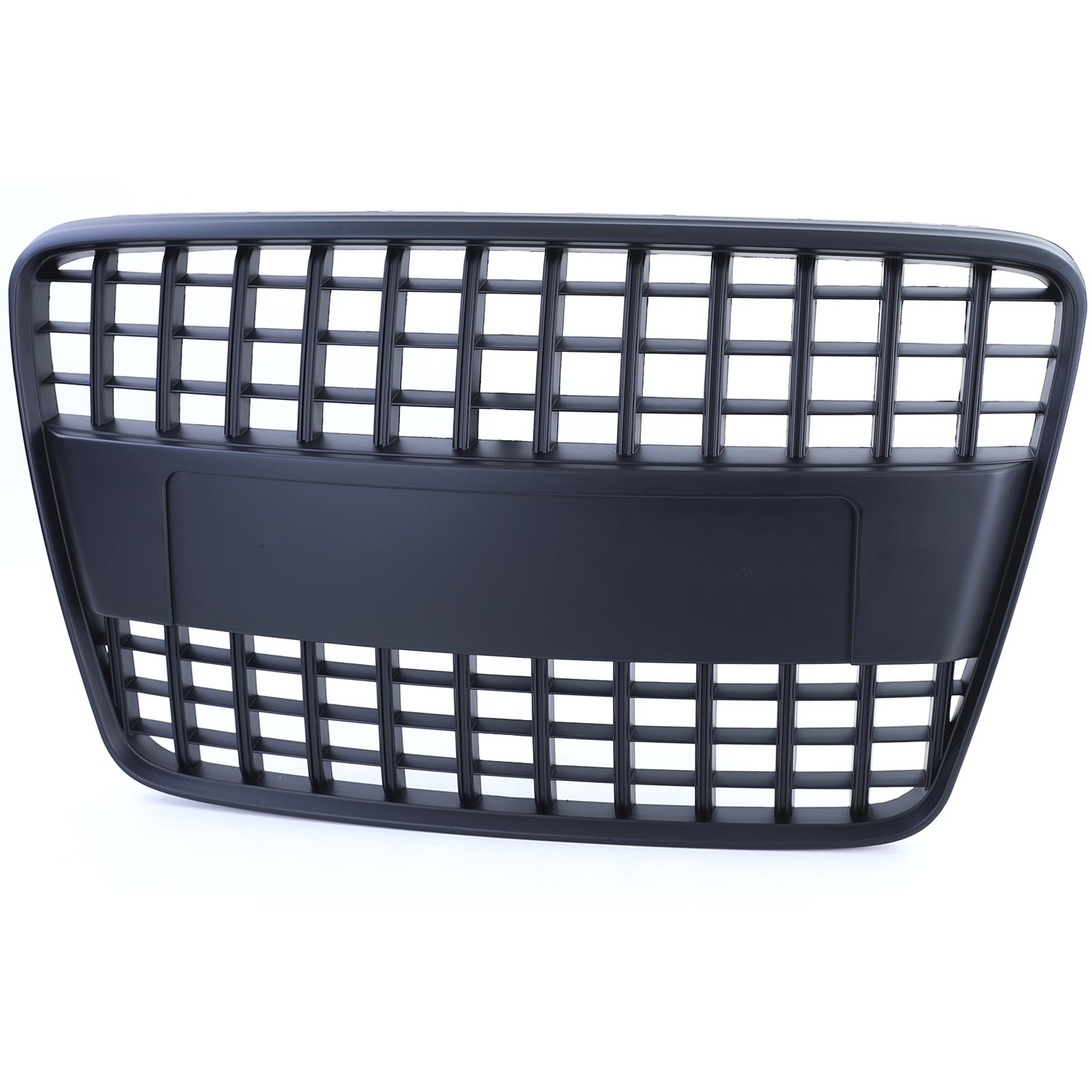 Honingraat grill geschikt voor Audi Q7 4L 05-09 - Zwart mat - Badgeloos & sportief