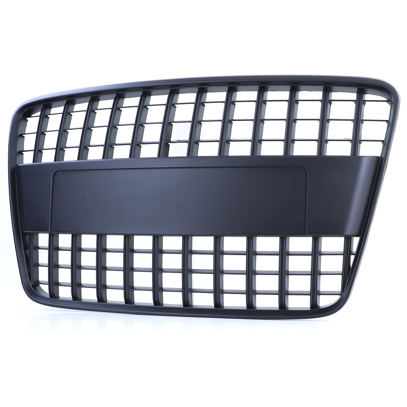 Honingraat grill geschikt voor Audi Q7 4L 05-09 - Zwart mat - Badgeloos & sportief