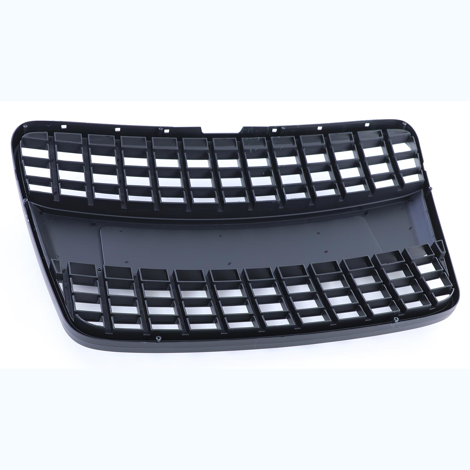 Honingraat grill geschikt voor Audi Q7 4L 05-09 - Zwart mat - Badgeloos & sportief
