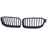 Autogrille geschikt voor BMW 3-serie F30 F31 11-19 - Sportieve prestaties - zwart mat