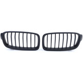 Autogrille geschikt voor BMW 3-serie F30 F31 11-19 - Sportieve prestaties - zwart mat