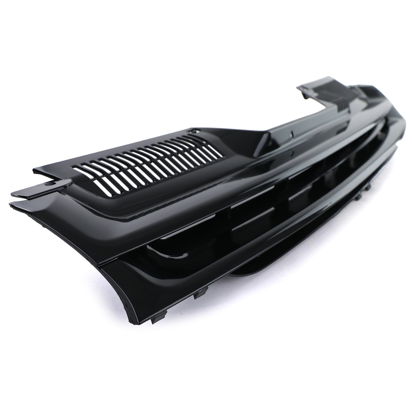 Autogrille - VW Golf 5 03-09 - Badgeloos zwart - Inclusief halve maan