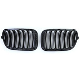 Sportgrille - BMW X3 F25 10-14 - Dubbele stang - Glans zwart