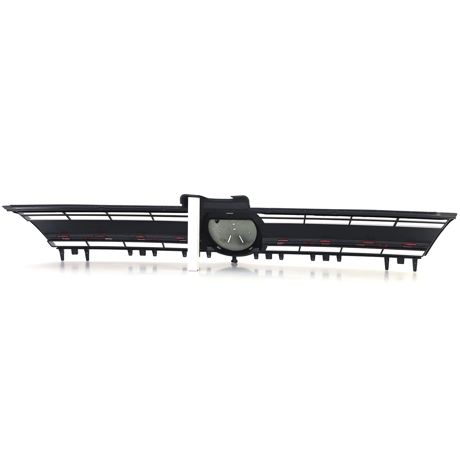 Autogrille - VW Golf 7 12-17 - Zwart Rood R Sport Look - Glanzend Zwart