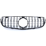 Autogrille geschikt voor Mercedes GLC X253 Coupe C253 15-19 - Sportieve look - Zwart Chroom