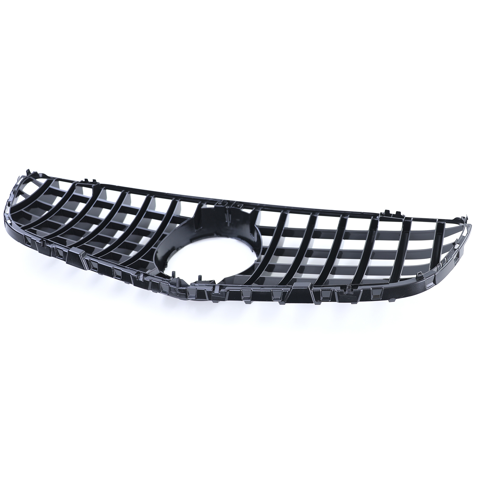Autogrille geschikt voor Mercedes GLC X253 Coupe C253 15-19 - Sportieve look - Zwart Chroom