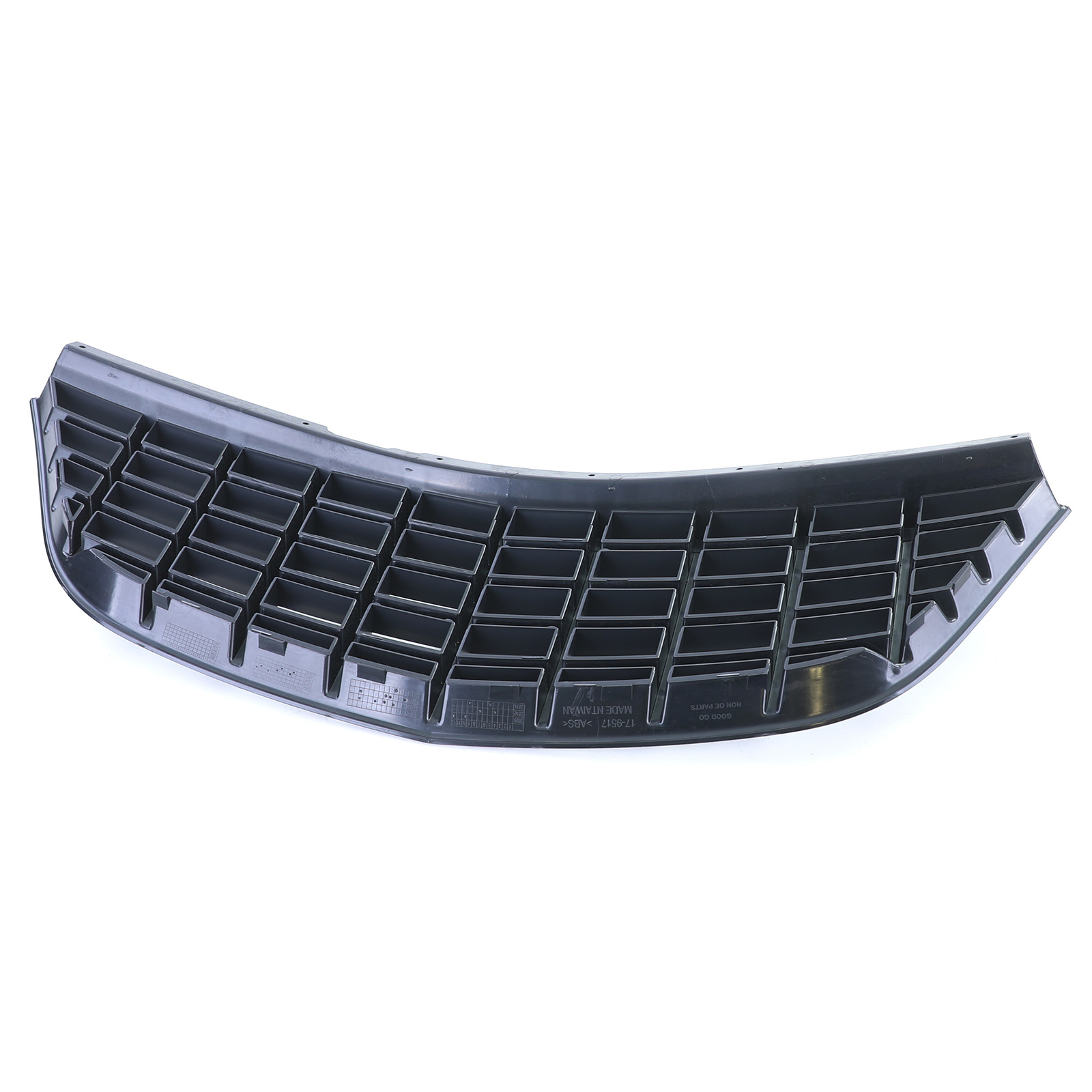 Autogrille - Opel Corsa D 06-10 - Zwart - Sportief zonder embleem