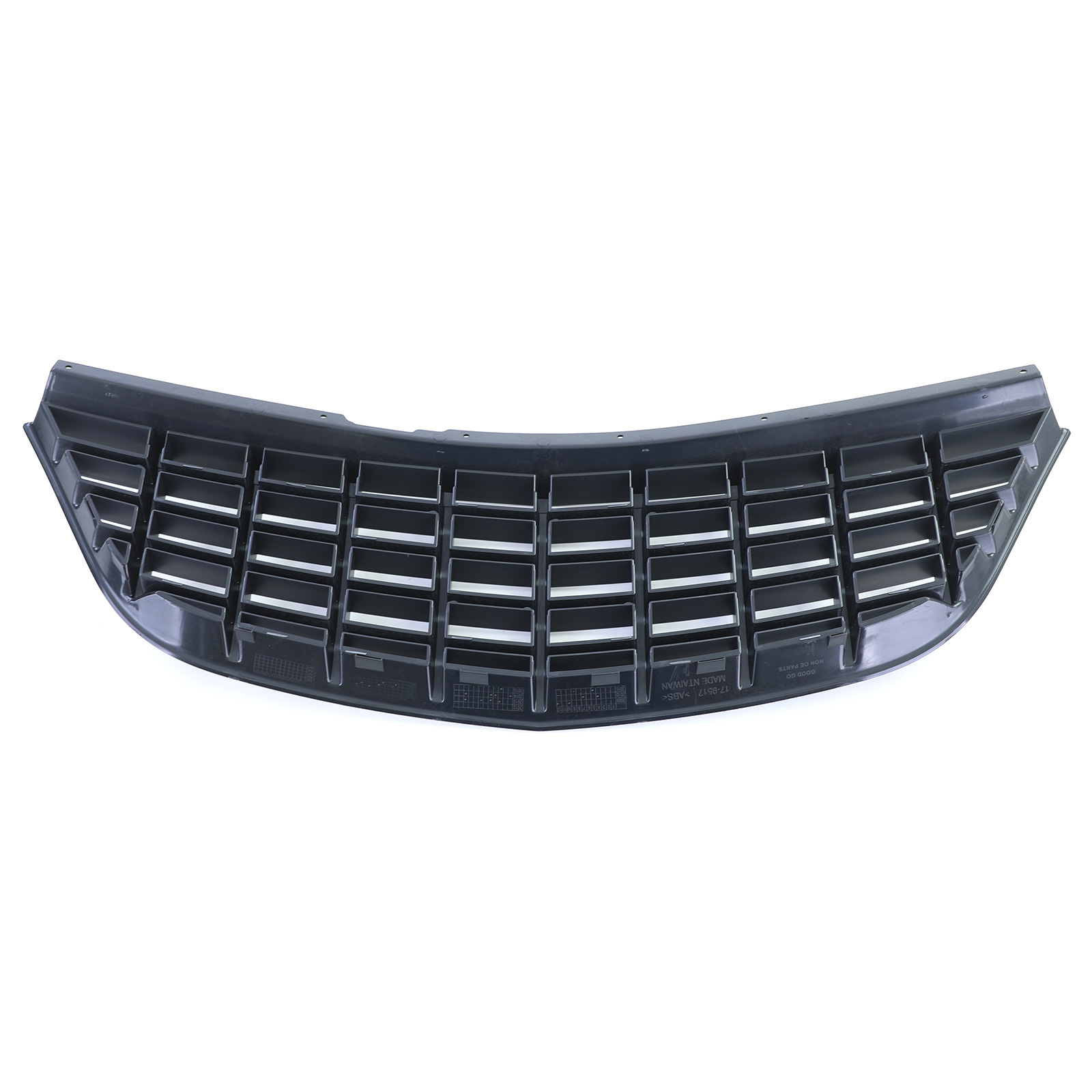 Autogrille - Opel Corsa D 06-10 - Zwart - Sportief zonder embleem