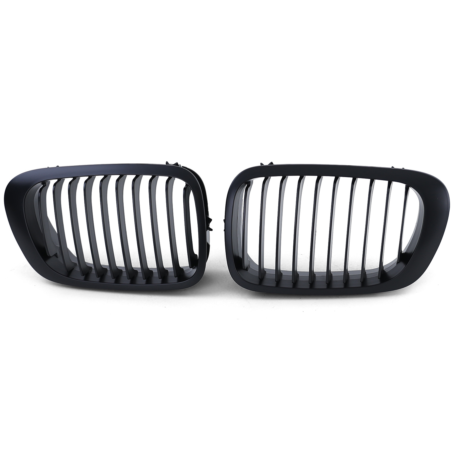 Autogrille - geschikt voor BMW 3 Serie E46 Coupe Cabrio 99-03 - Sport Grille - Performance Zwart Mat
