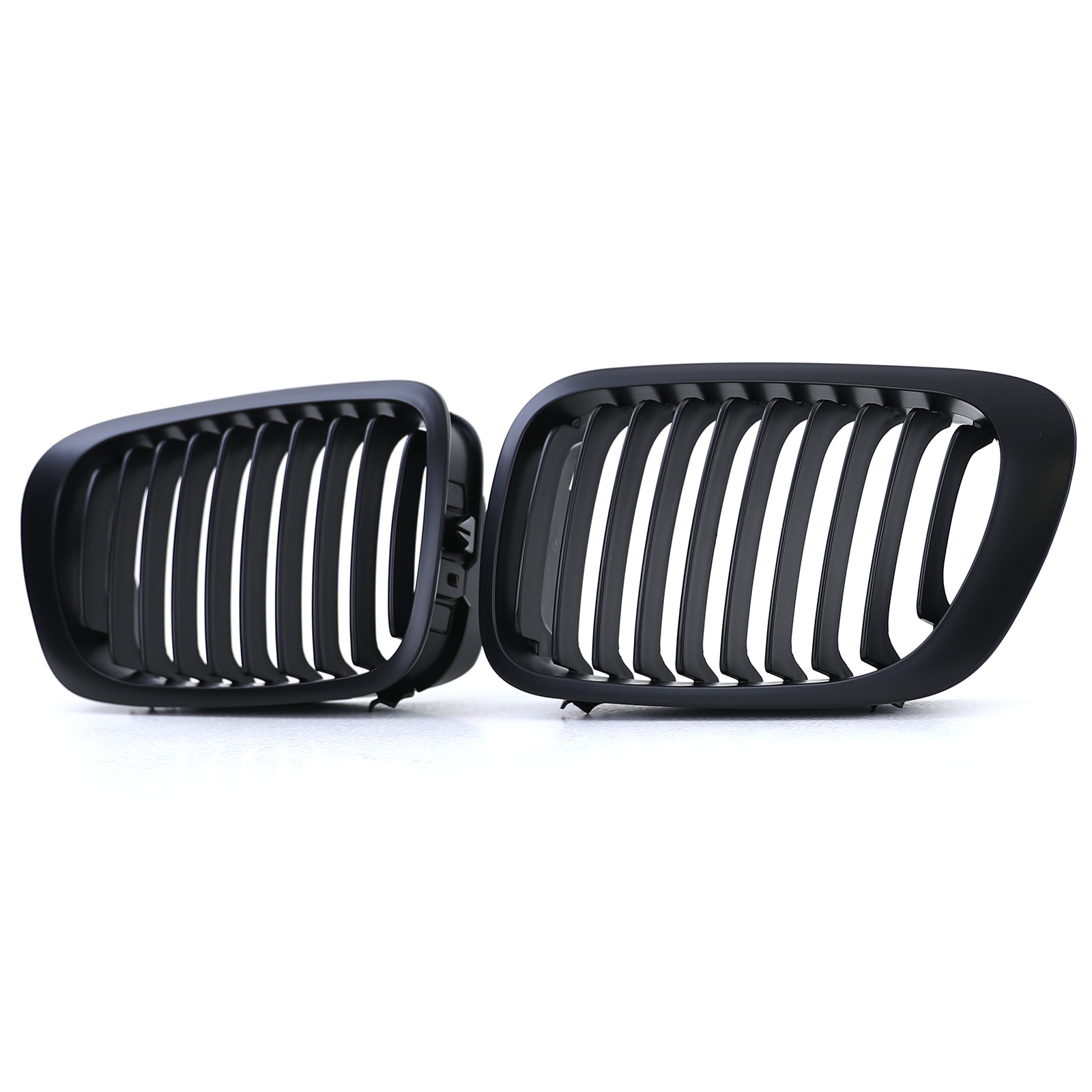 Autogrille - geschikt voor BMW 3 Serie E46 Coupe Cabrio 99-03 - Sport Grille - Performance Zwart Mat