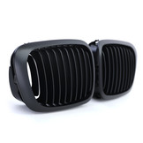 Autogrille - geschikt voor BMW 3 Serie E46 Coupe Cabrio 99-03 - Sport Grille - Performance Zwart Mat