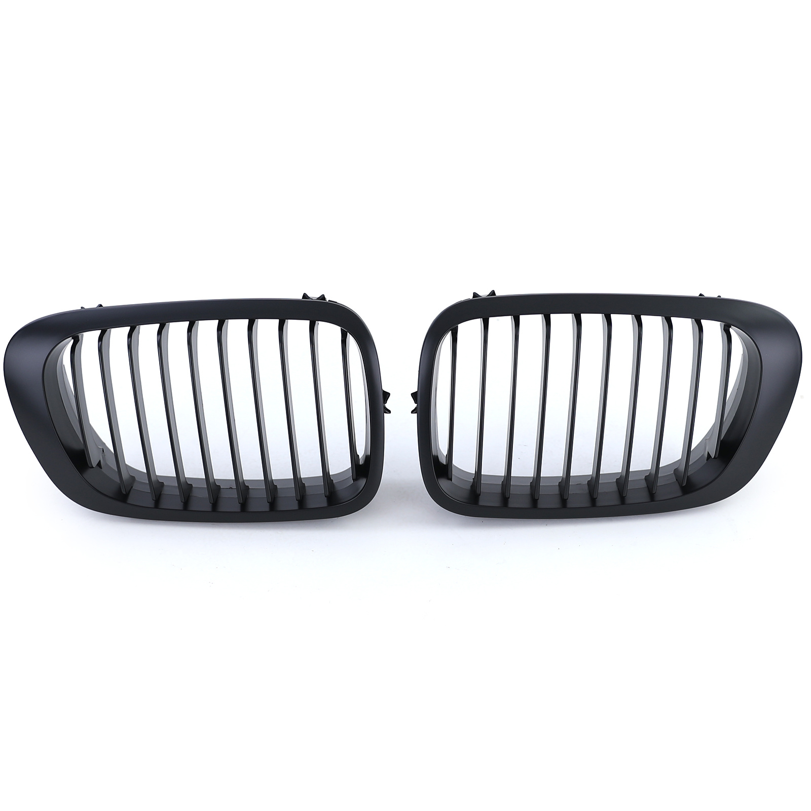 Autogrille - geschikt voor BMW 3 Serie E46 Coupe Cabrio 99-03 - Sport Grille - Performance Zwart Mat