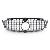 Autogrille geschikt voor Mercedes E-klasse W213 S213 16-20 - Sport optiek - Zwart/Chroom