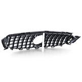 Autogrille - Mercedes E-klasse W213 S213 16-20 - Sport optiek - Zwart/Chroom