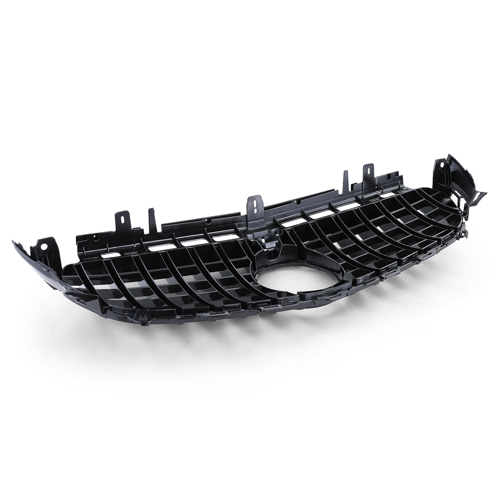 Autogrille geschikt voor Mercedes E-klasse W213 S213 16-20 - Sport optiek - Zwart/Chroom
