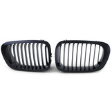 Autogrille geschikt voor BMW E46 Sedan Touring 98-01 - Performance zwart mat - 2 delig
