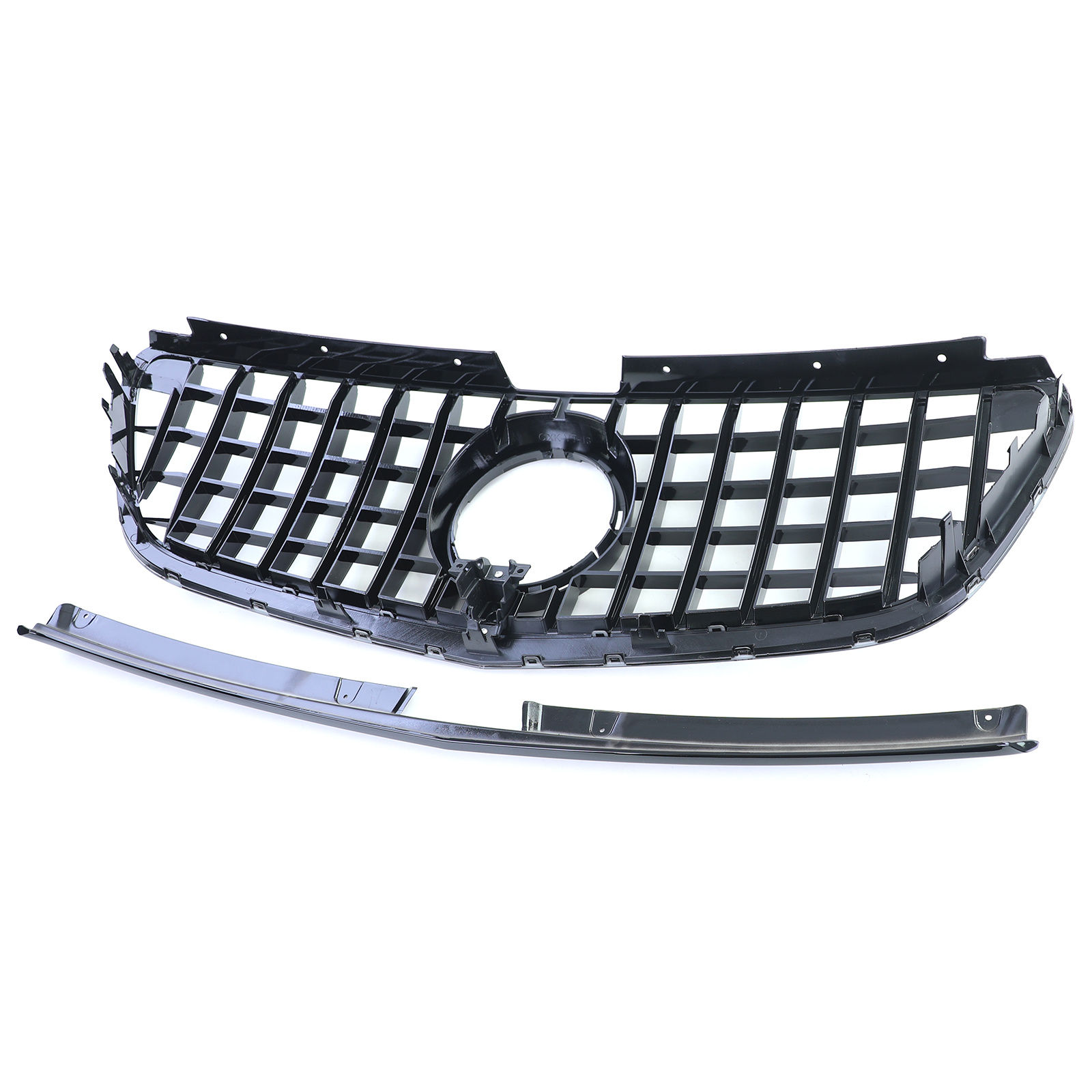 Autogrille geschikt voor Mercedes Vito W447 14-19 - Sport optiek - Zwarte glans