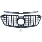Autogrille geschikt voor Mercedes Vito W447 14-19 - Sport optiek - Zwarte glans