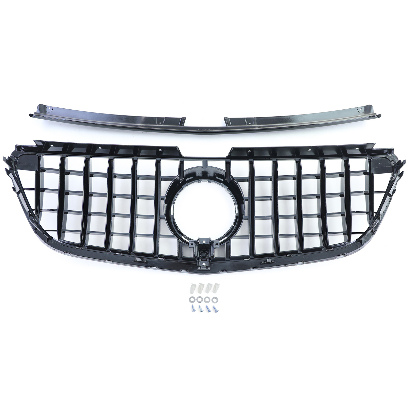 Autogrille geschikt voor Mercedes Vito W447 14-19 - Sport optiek - Zwarte glans