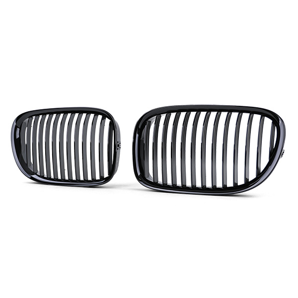 Autogrille - BMW 7 Serie F01 F02 F03 F04 08-13 - Sportieve look - Zwart glans