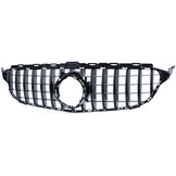 Autogrille geschikt voor Mercedes C-klasse W205 S205 - Sport optiek - Zwart glanzend
