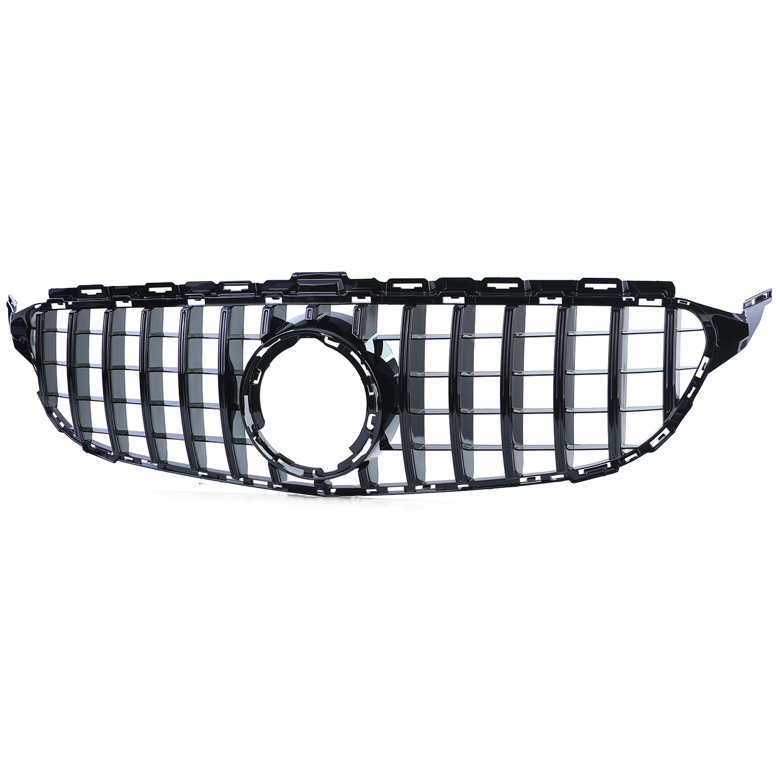 Autogrille - Mercedes C-klasse W205 S205 - Sport optiek - Zwart glanzend