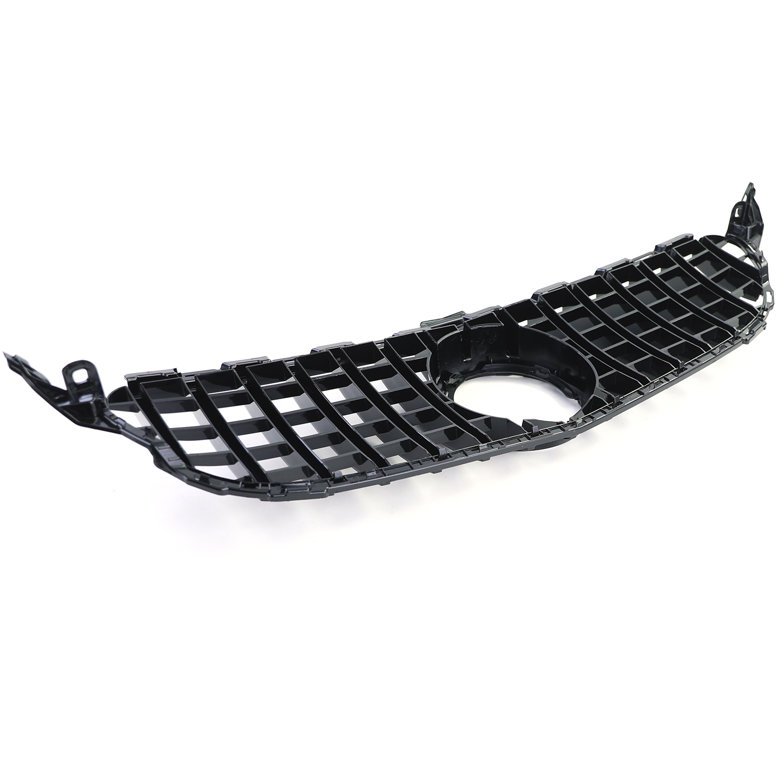 Autogrille - Mercedes C-klasse W205 S205 - Sport optiek - Zwart glanzend