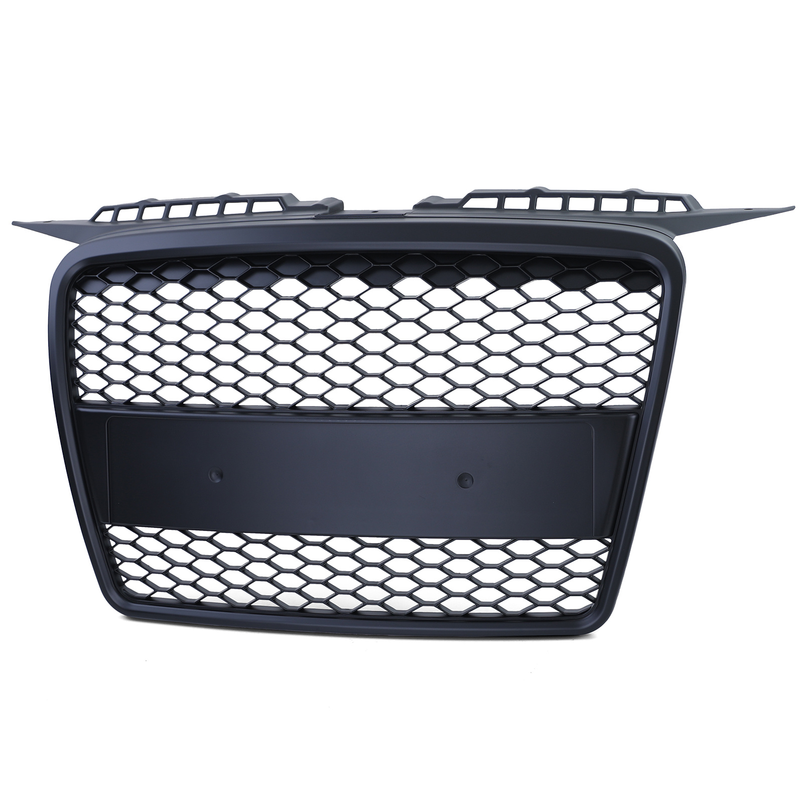 Honingraat grill - Audi A3 8P 05-08 - Badgeless - Mat zwart