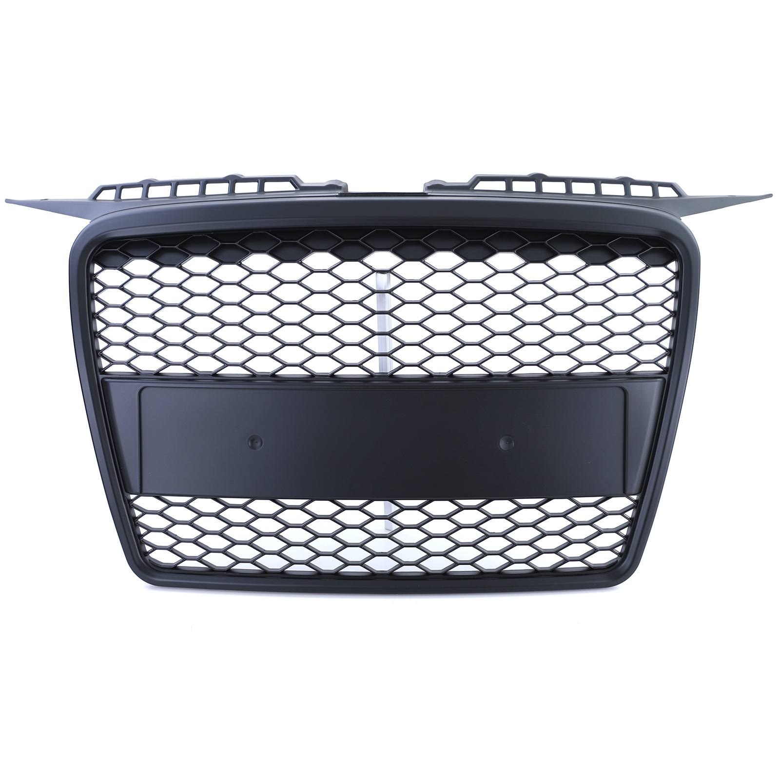 Honingraat grill - Audi A3 8P 05-08 - Badgeless - Mat zwart