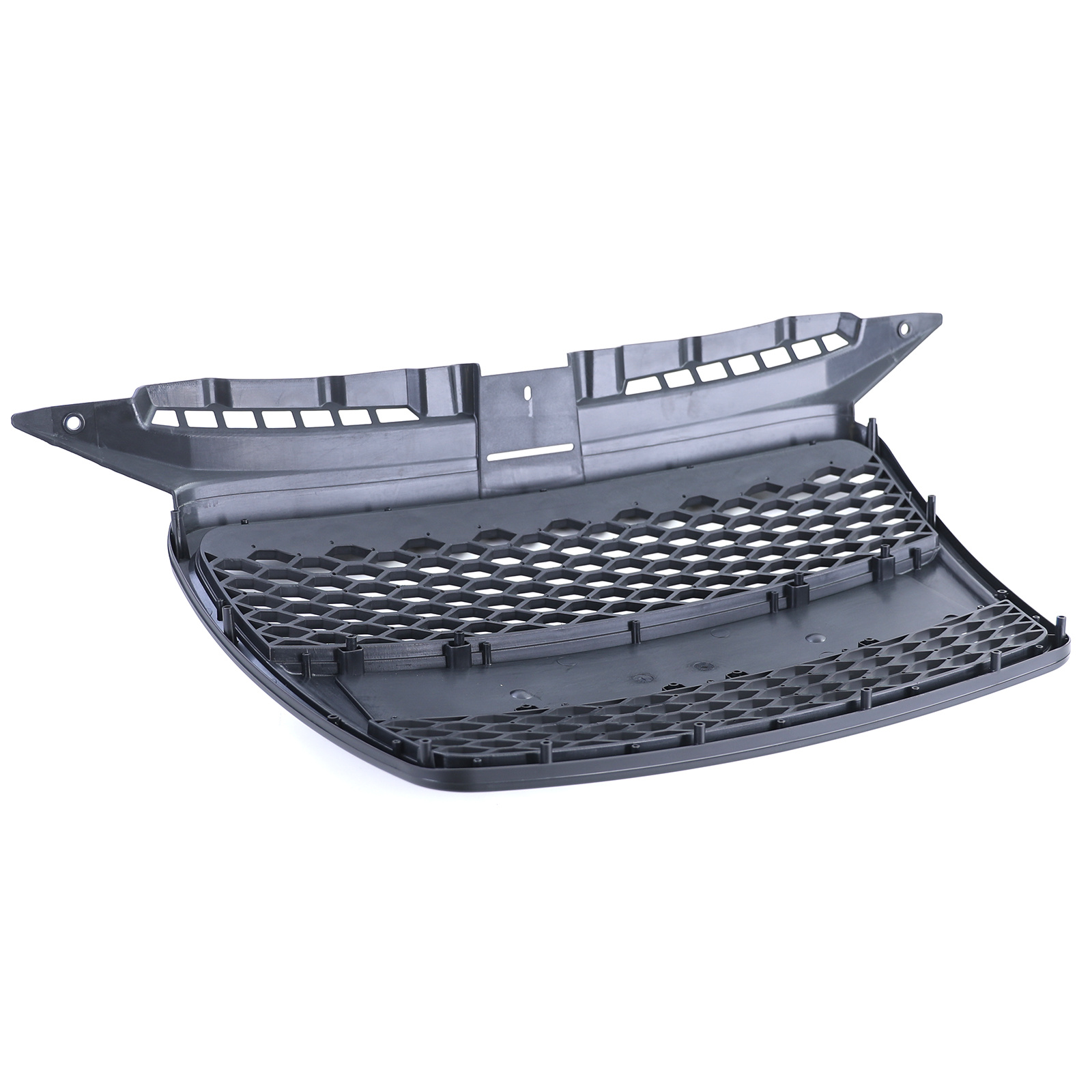 Honingraat grill - Audi A3 8P 05-08 - Badgeless - Mat zwart