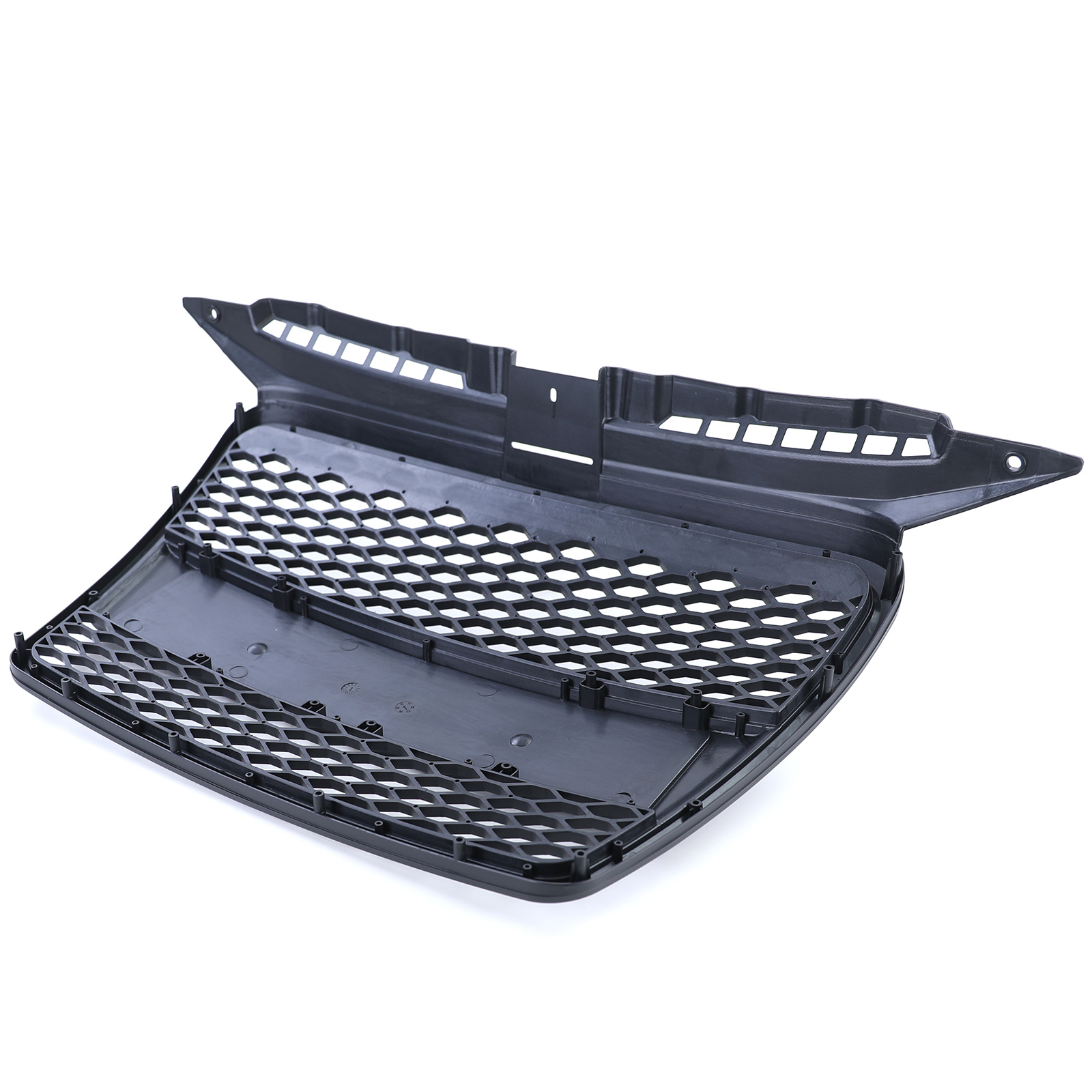 Honingraat grill - Audi A3 8P 05-08 - Badgeless - Mat zwart