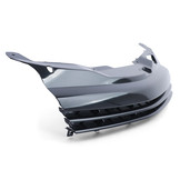 Autogrille geschikt voor Opel Astra H 04-06 - Sportieve look - Zwart