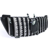 Autogrille - Mercedes M Klasse ML W164 05-08 - Sportieve Look - Glans Zwart/Chroom