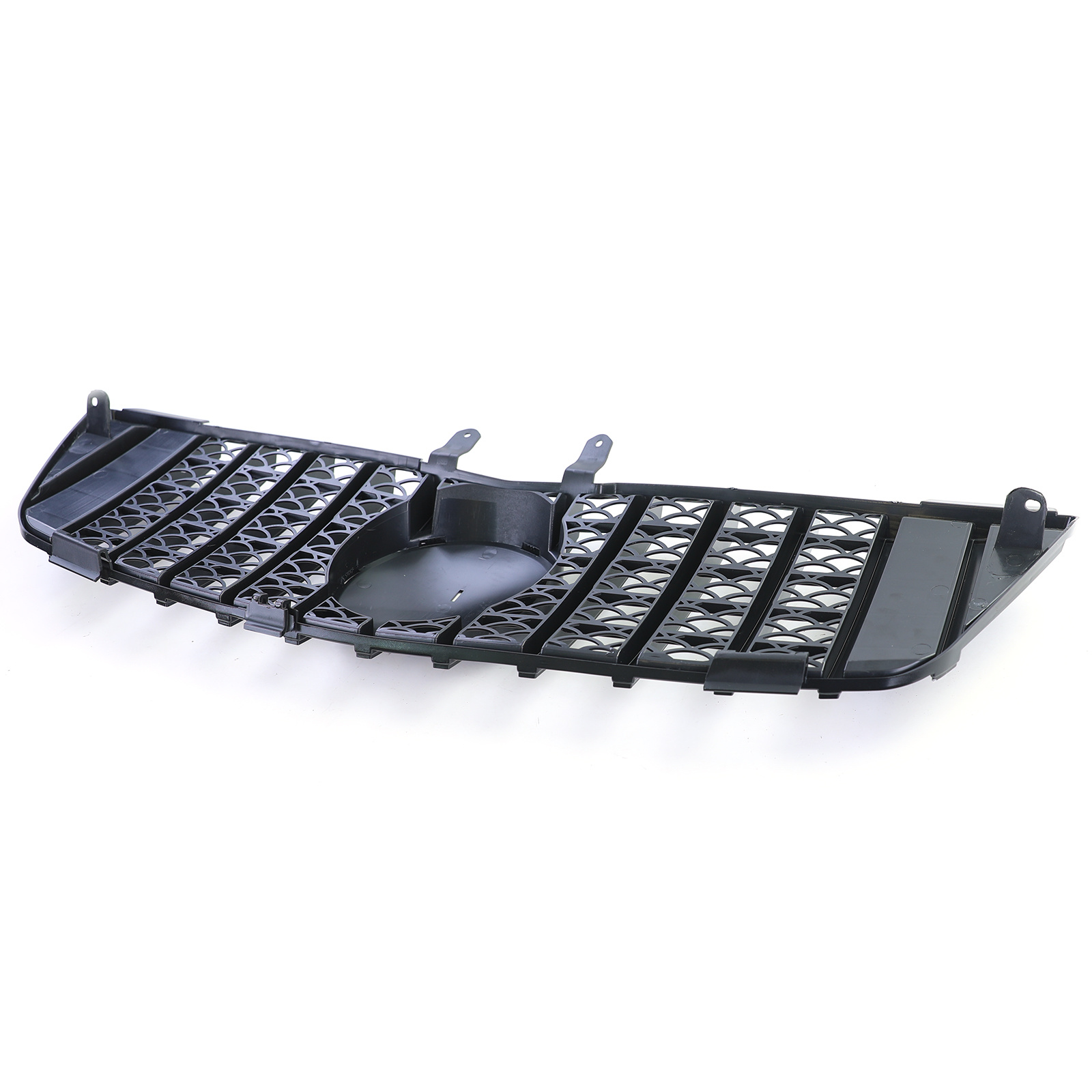Autogrille - Mercedes M Klasse ML W164 05-08 - Sportieve Look - Glans Zwart/Chroom