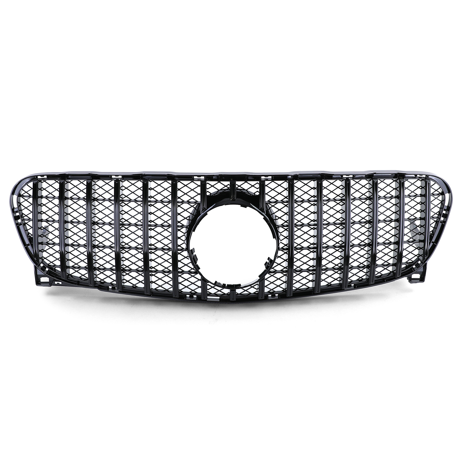 Autogrille geschikt voor Mercedes GLA X156 13-16 - Glanzend zwart - Sport optiek
